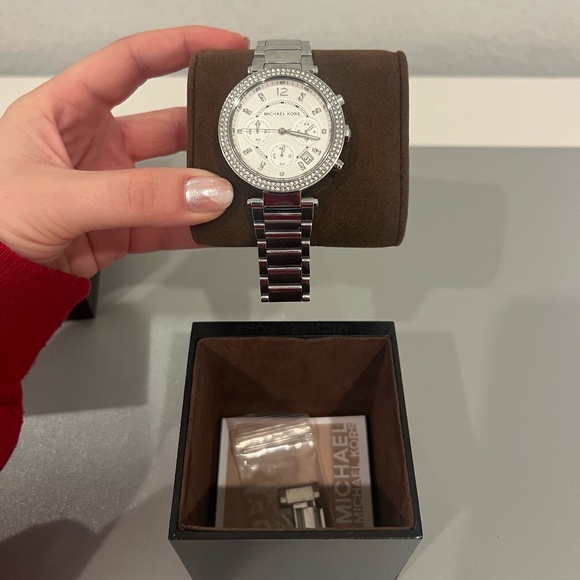 Michael Kors Women's Stainless Steel Diamond Bracelet - Picture 1 of 7